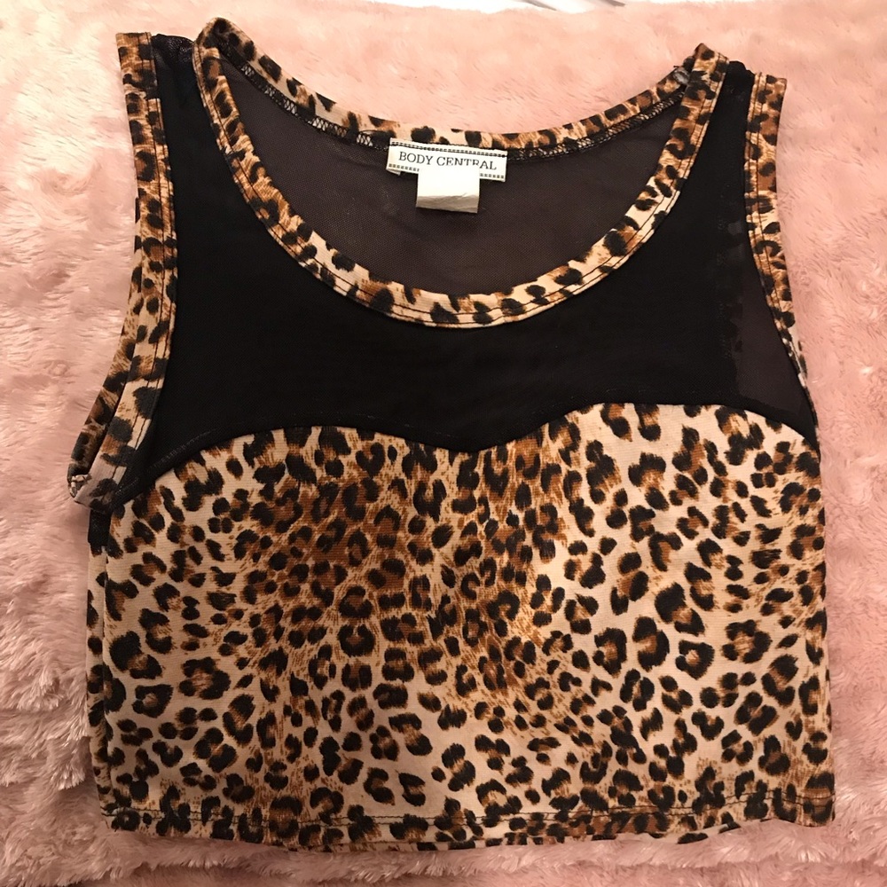 Cheetah Print Crop Top🐆💋